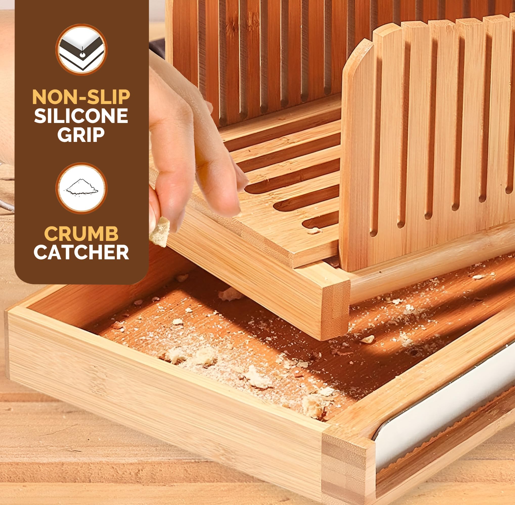Bambüsi bamboo grain detail highlights durable natural construction