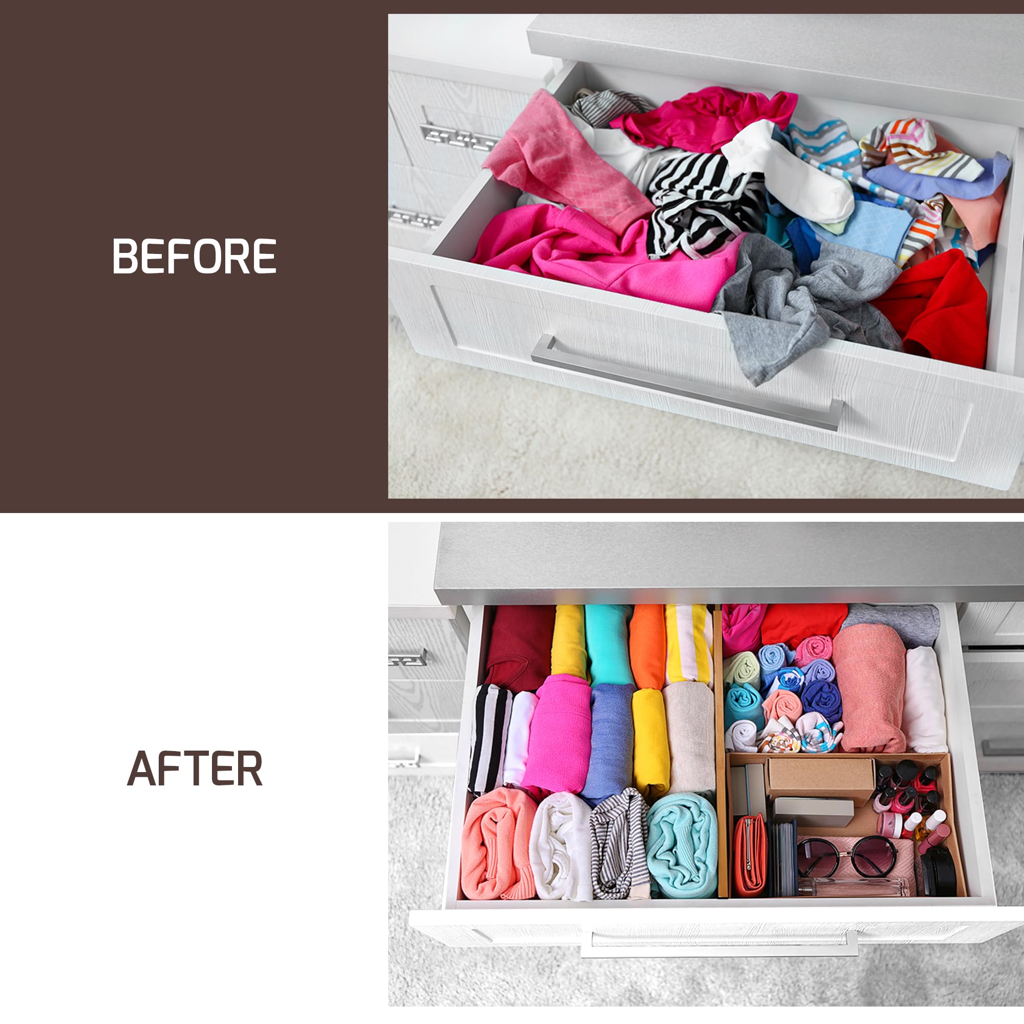 Bambüsi foam EVA end pad protecting drawer finish and preventing slips