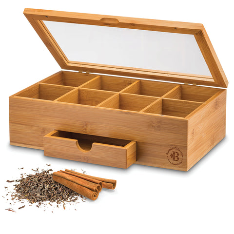 Bambüsi gift-ready box staged with ribbon showing thoughtful gifting benefit