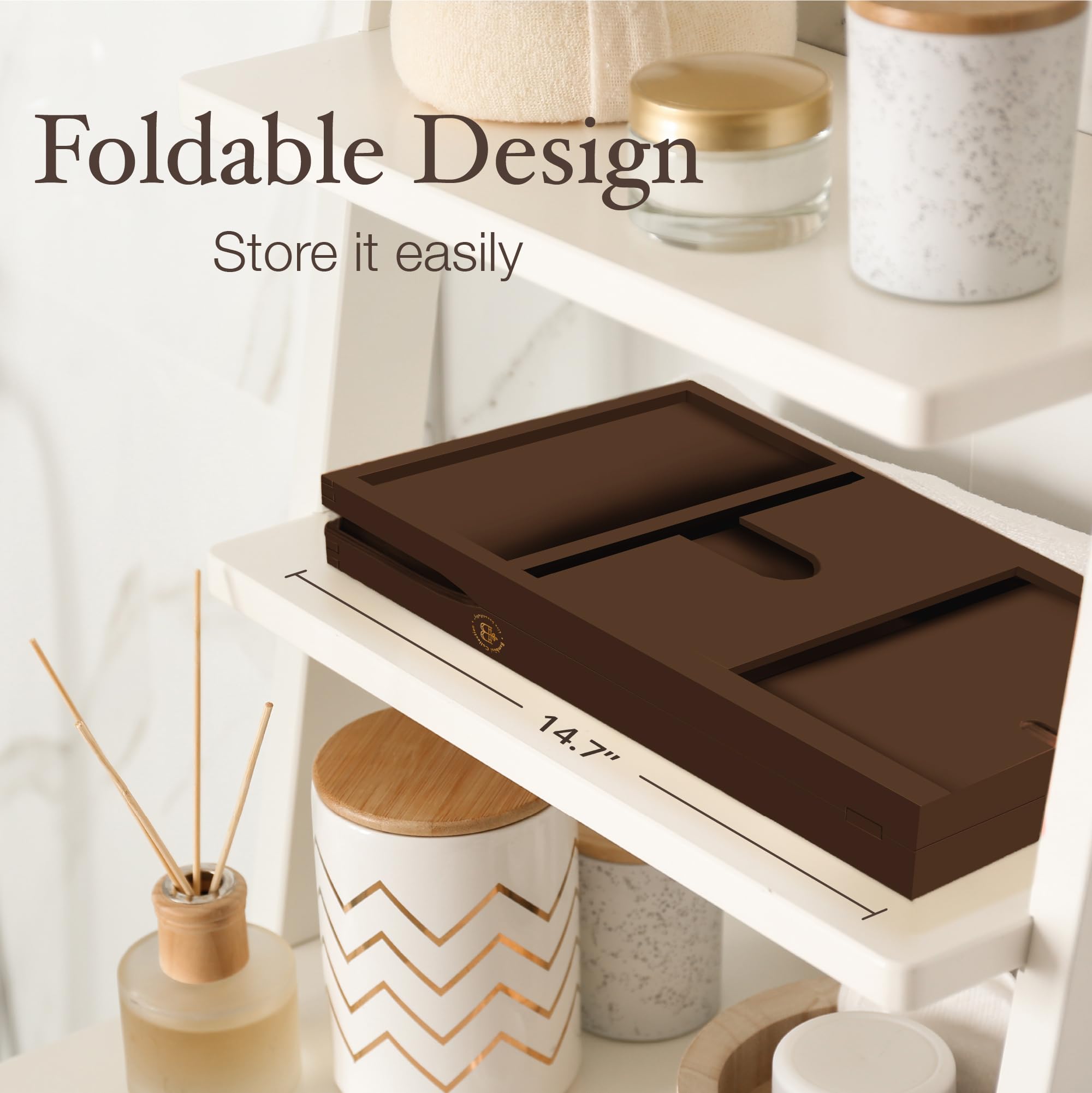 Bambüsi tablet and book stand in use for hands-free entertainment