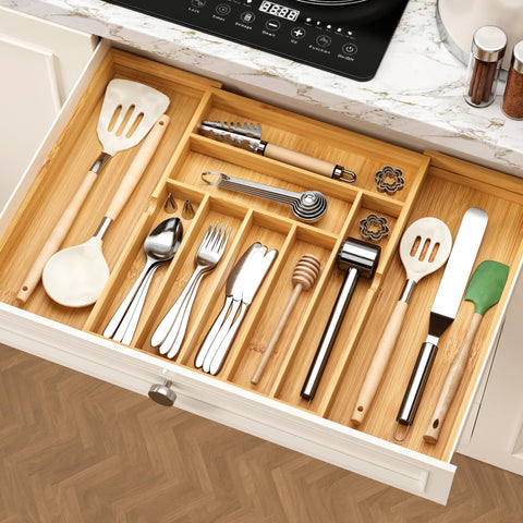 BAMEOS divider detail showing removable dividers for custom layouts