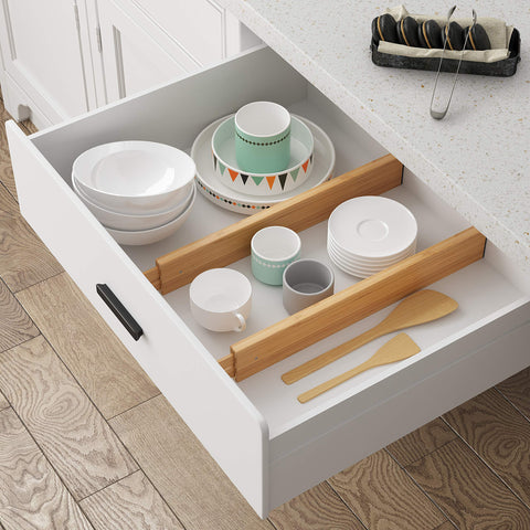 BAMEOS rubber end cap detail protecting drawer surfaces and preventing scratches