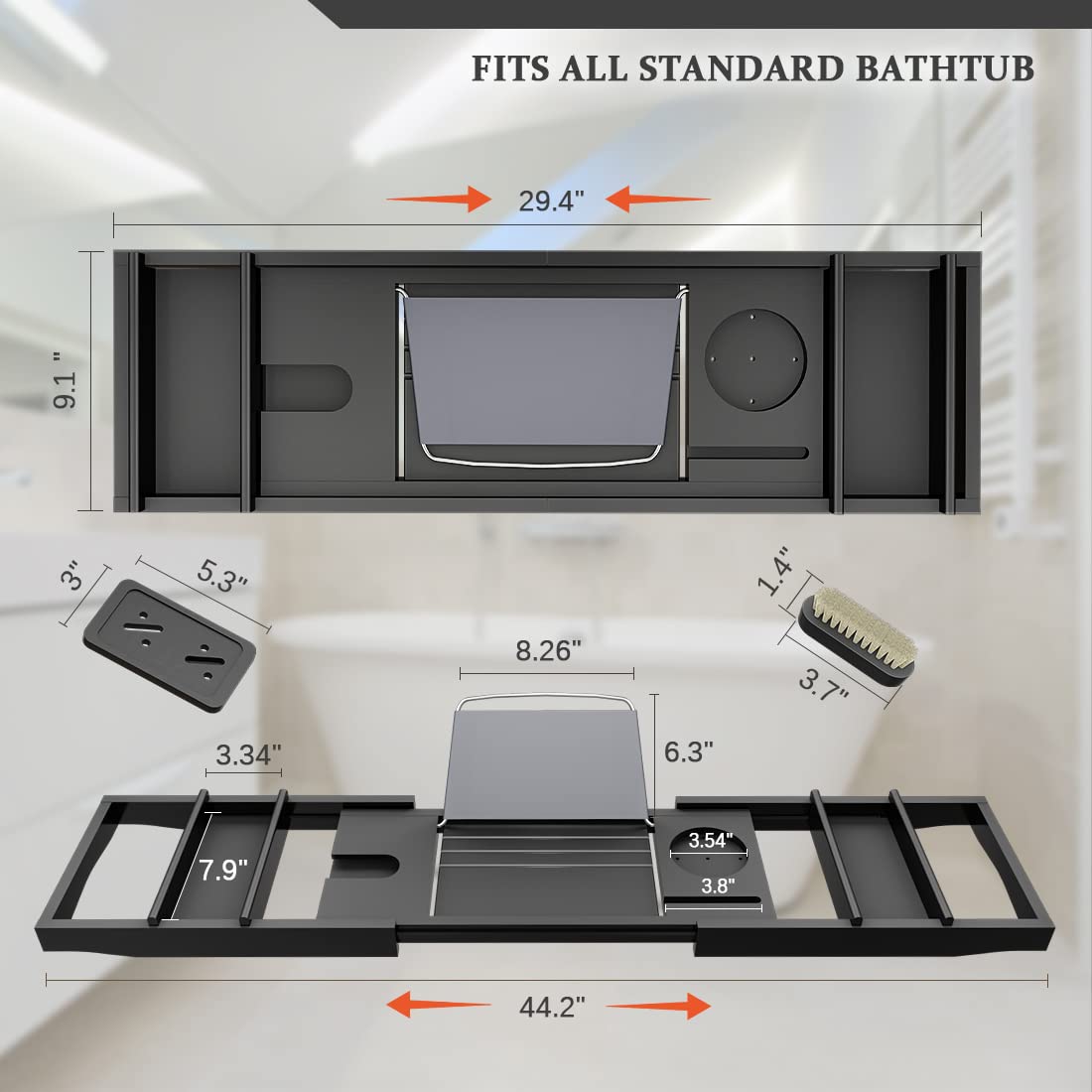 Bamfan lifestyle bathroom setting conveying luxury spa feel and aesthetic upgrade