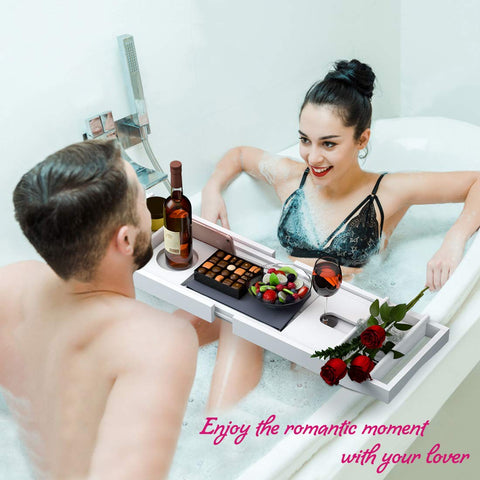 Bamfan tray with wine glass in holder illustrating secure stability