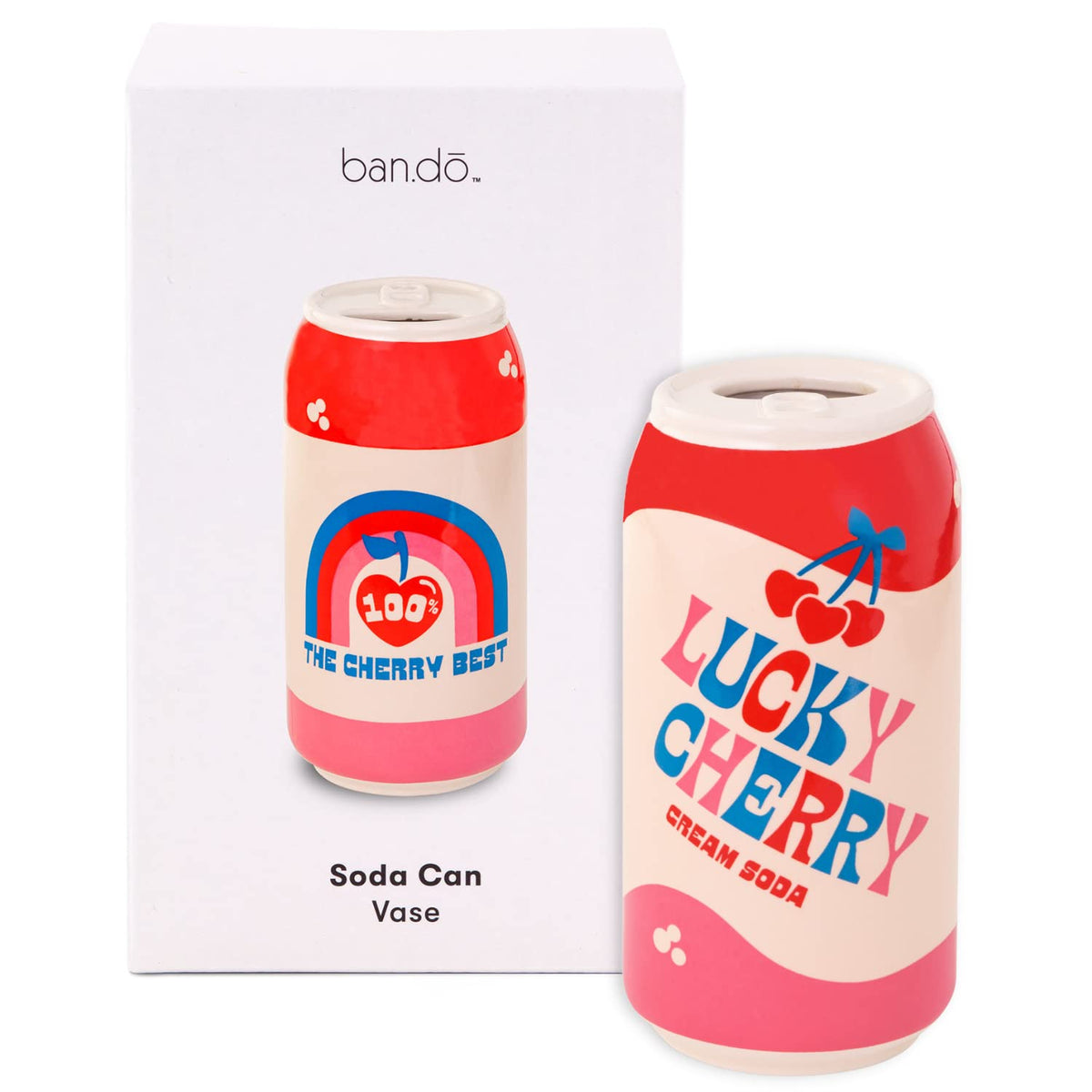 ban.do front view showing soda can shape and playful design benefits decor