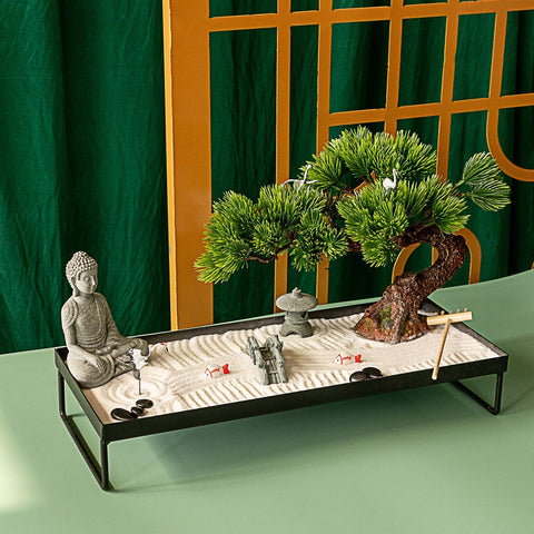 BangBangDa close-up of meditating Buddha figure, detailed calming focal point
