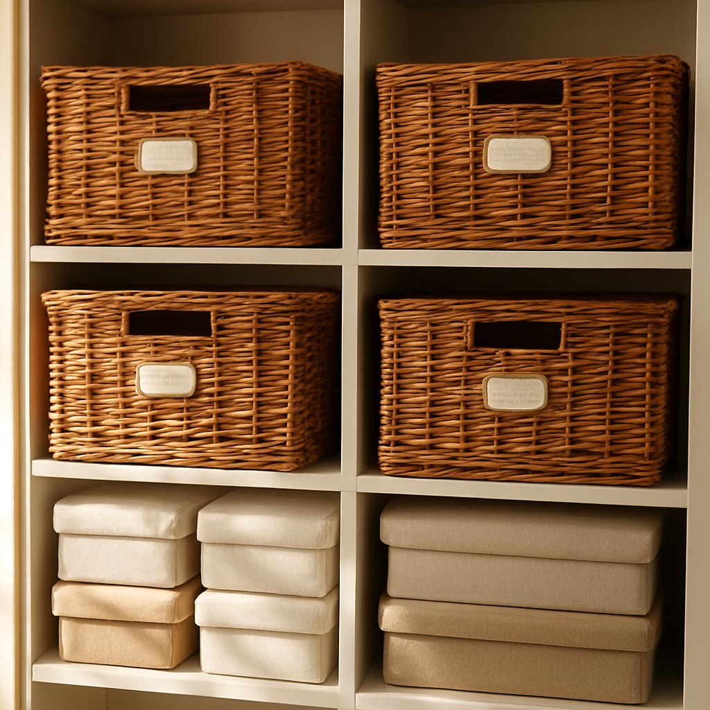 Storage and organisation collection — baskets and boxes
