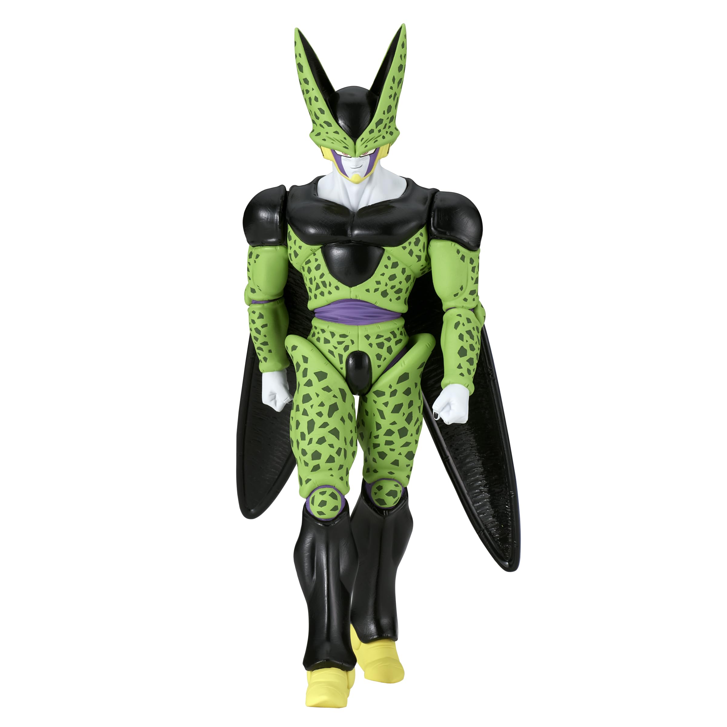 Banpresto Cell front view showing pose and detailed sculpt benefit display appeal