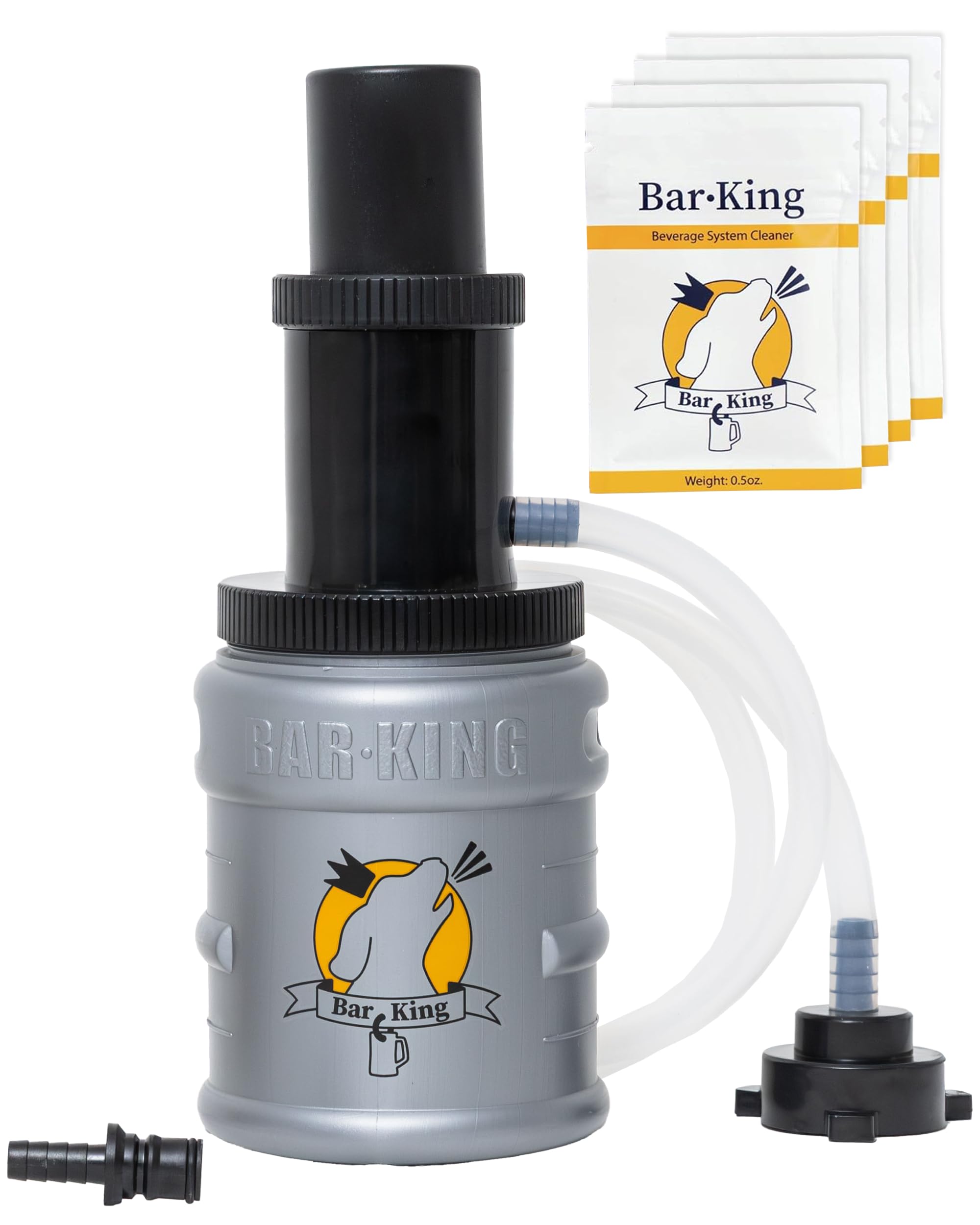 Bar-King front packaging showing kit components and convenience benefit