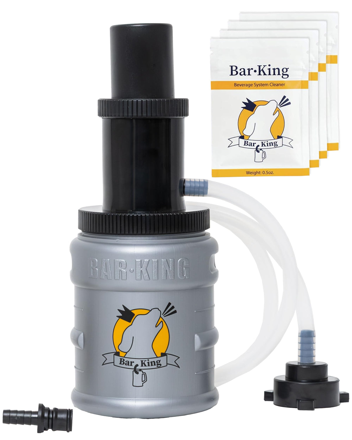 Bar-King front packaging showing kit components and convenience benefit