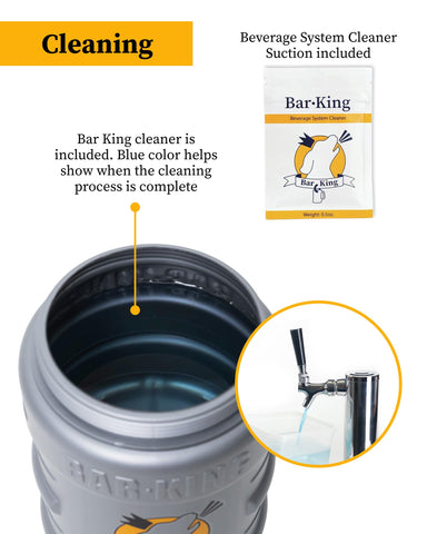 Bar-King kit hooked to ball-lock homebrew keg for versatile use