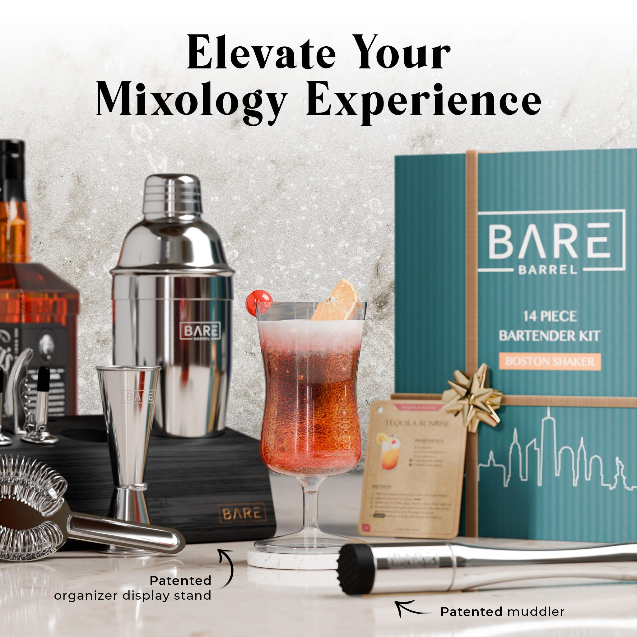 Bare Barrel stainless-steel texture showing rust-resistant finish and lasting quality