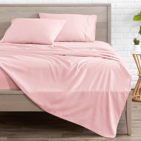 Bare Home fitted sheet deep pocket detail, secure fit for thick mattresses