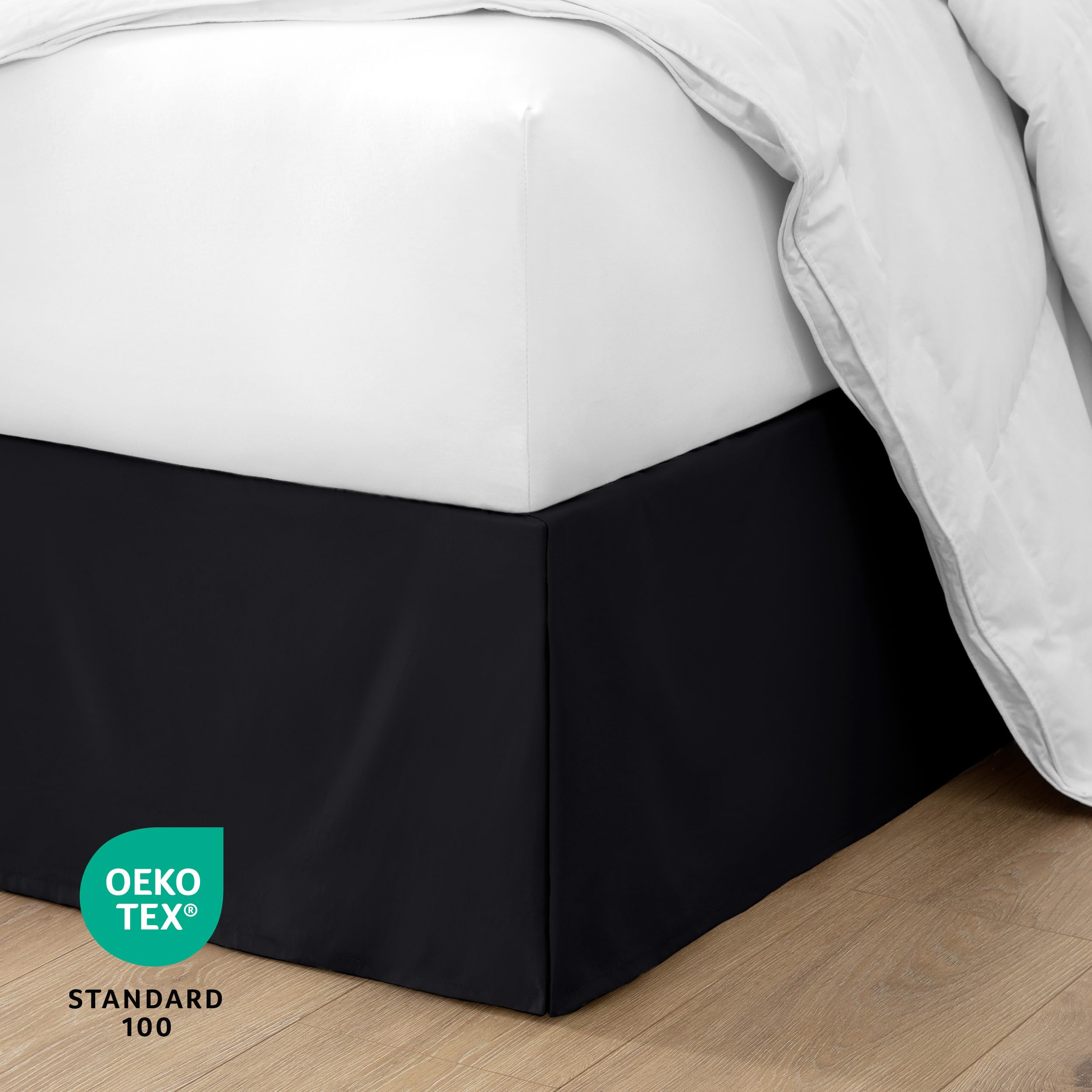 Bare Home side profile showing full 15-inch drop for consistent coverage and clean silhouette