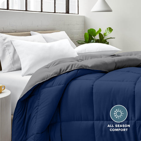 Bare Home comforter in a bedroom lifestyle scene showing inviting warmth