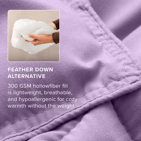 Bare Home comforter on Twin XL bed illustrating extra-long coverage and fit
