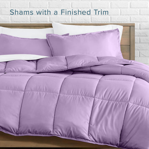 Bare Home comforter packaged with insert showing included items and presentation