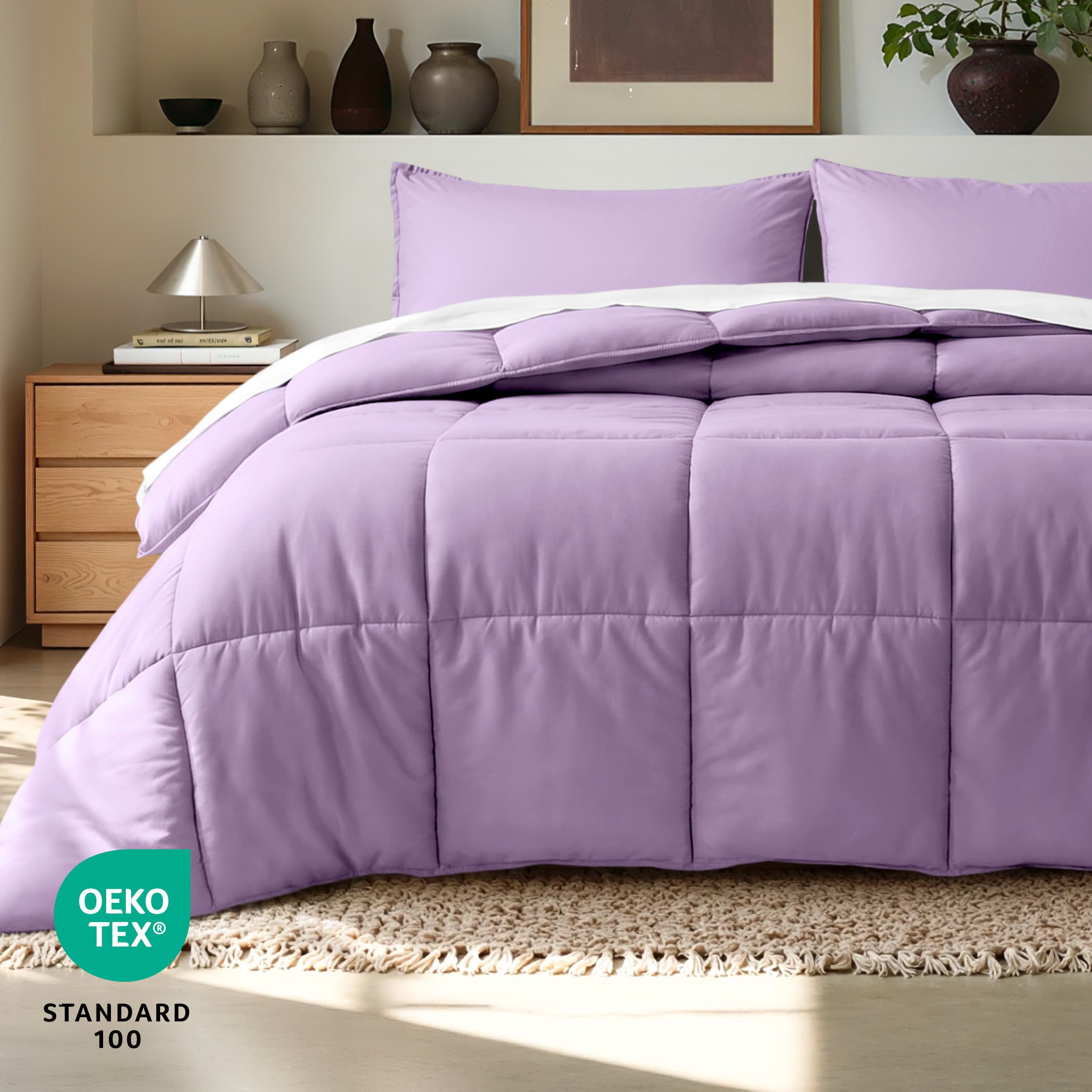 Bare Home pillow sham matching comforter demonstrating coordinated bedroom styling