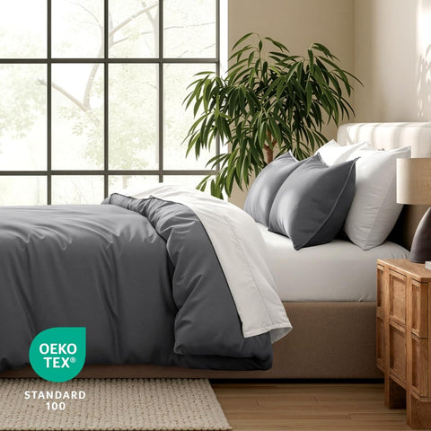 Bare Home interior corner ties and fastening to keep duvet insert secure and aligned