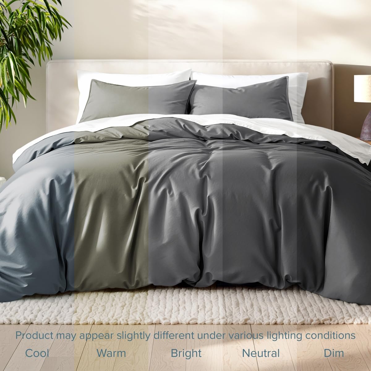 Bare Home edge stitching and hem detail demonstrating durable construction advantage