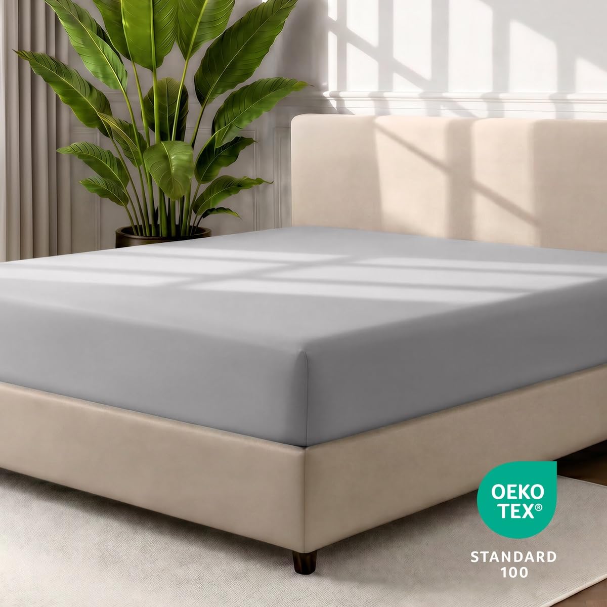 Bare Home close-up of brushed fabric texture highlighting ultra-soft breathable comfort