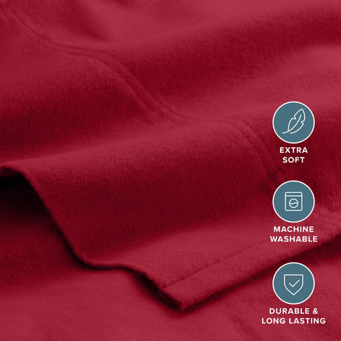 Bare Home fitted sheet corner with 15-inch deep pocket demonstrating secure fit benefit