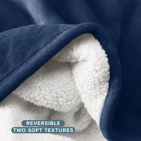 Bare Home folded throw on sofa showing neat drape and everyday comfort