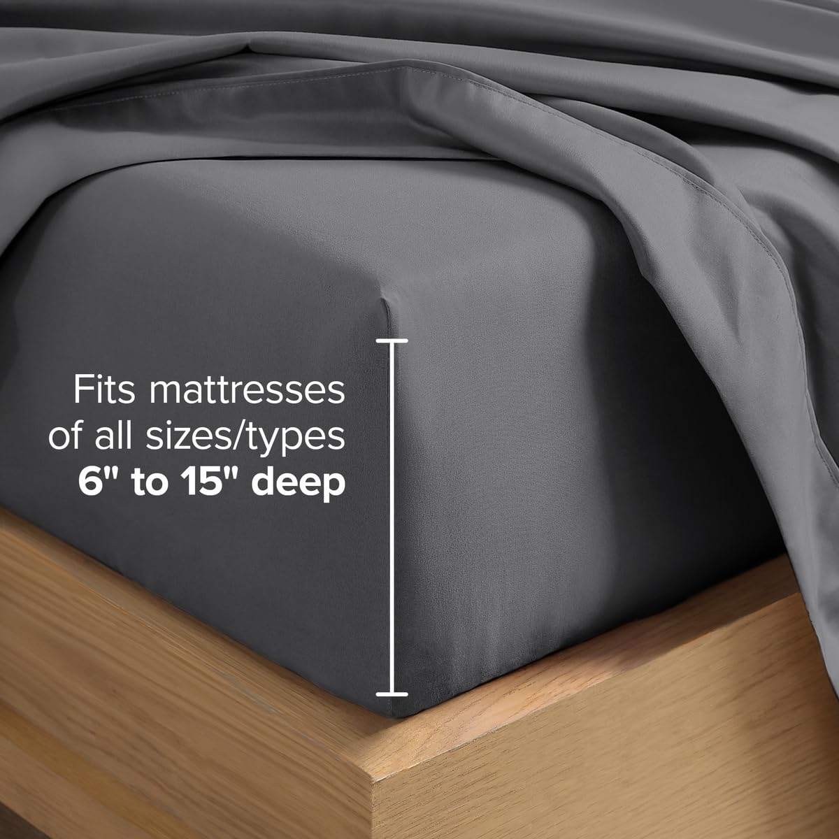 Bare Home four pillowcases stacked showing extra-value convenience for guests