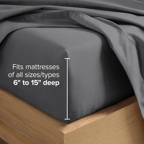 Bare Home four pillowcases stacked showing extra-value convenience for guests