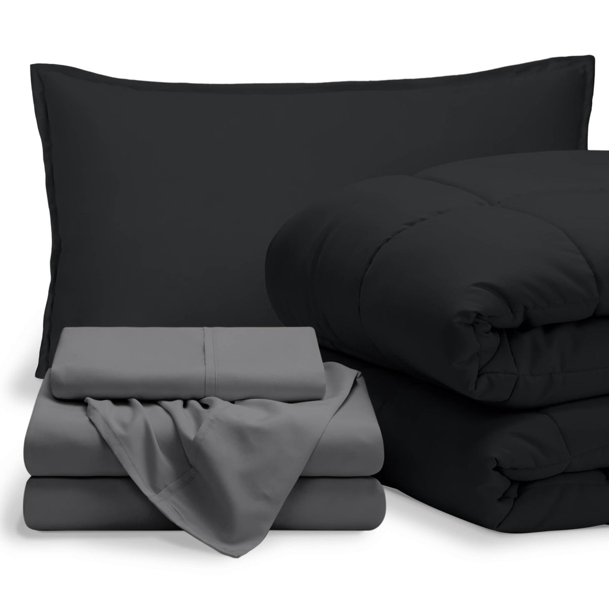 Bare Home comforter front view showing full Twin XL coverage and neat presentation