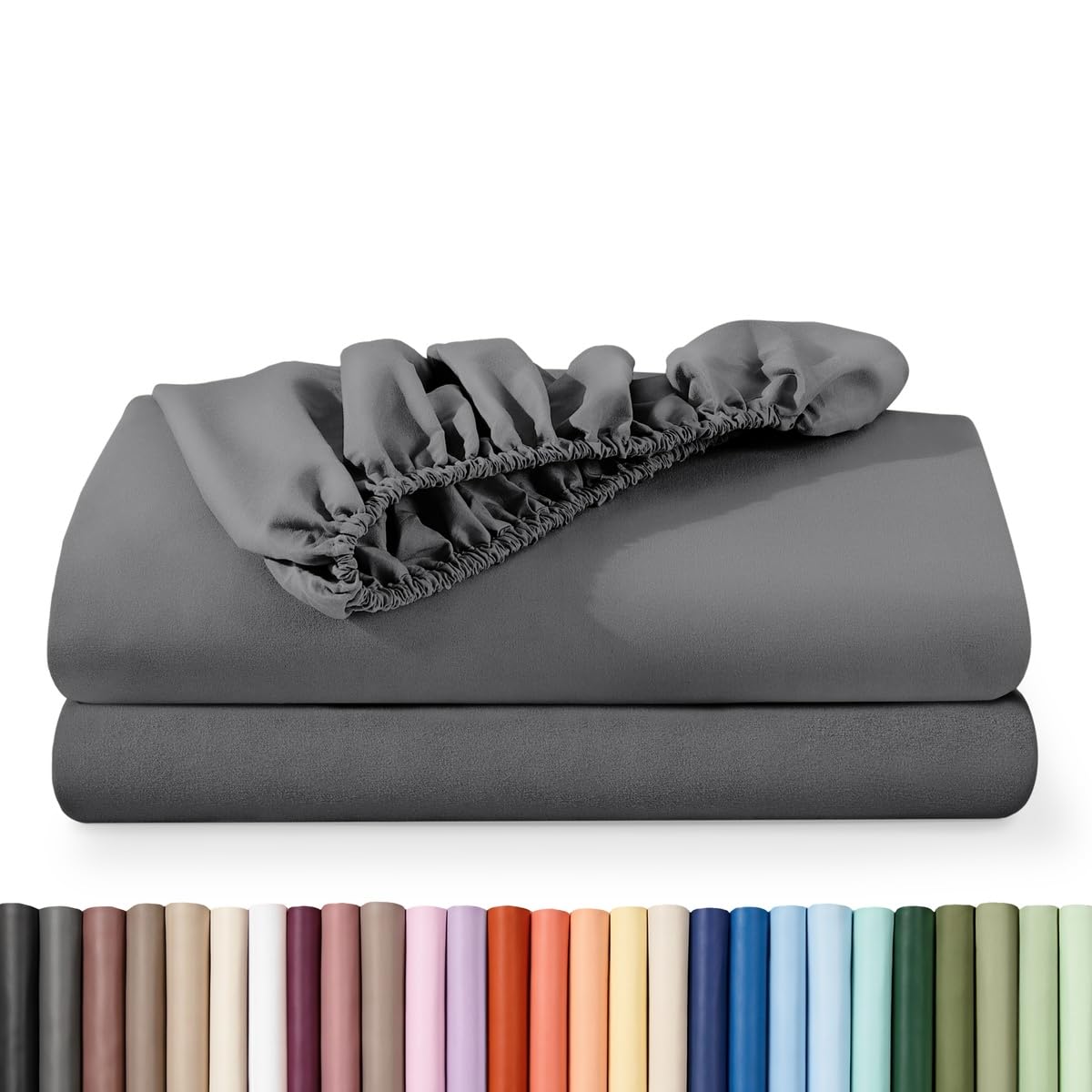 Bare Home front packaging showing two king fitted sheets and brand promise