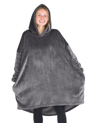 Bare Home front view adult wearable blanket showing full coverage and comfort