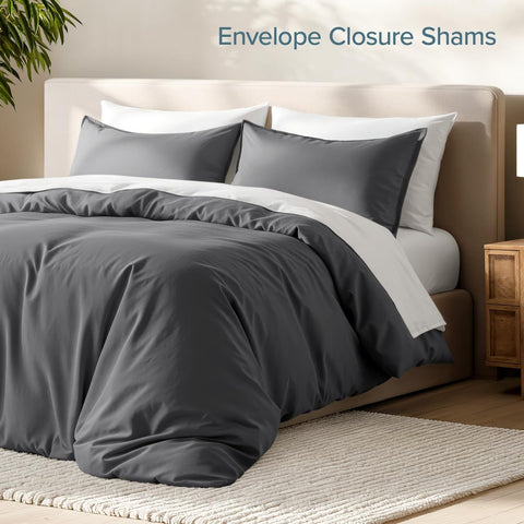Bare Home hidden zipper detail providing sleek closure and streamlined appearance