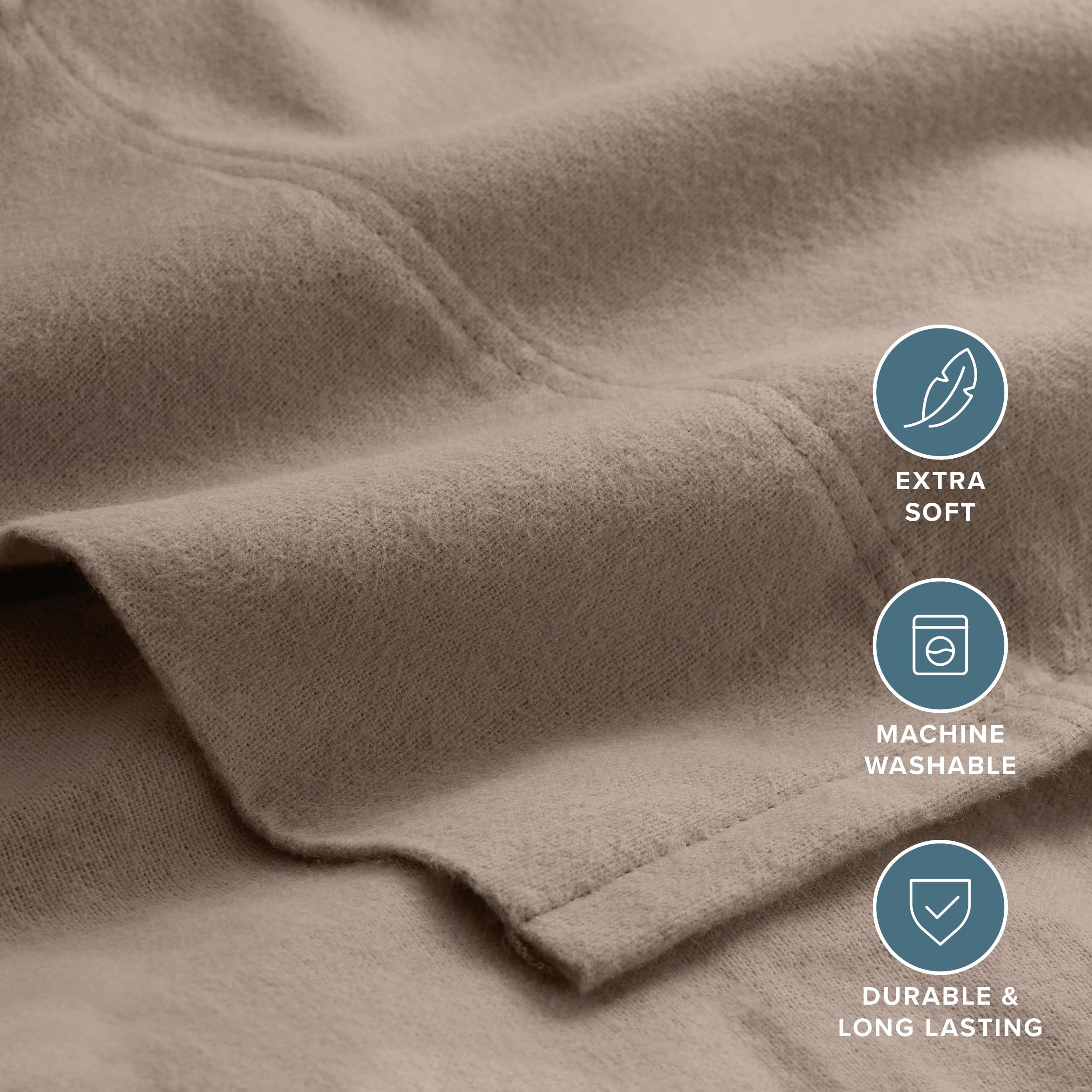 Bare Home fitted sheet deep 15-inch pocket detail showing secure mattress fit benefit