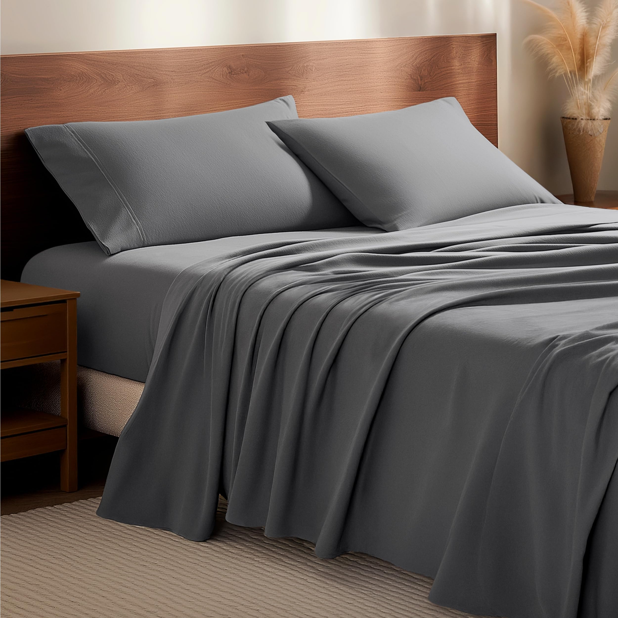 Bare Home king set front packaging shows contents and durable design