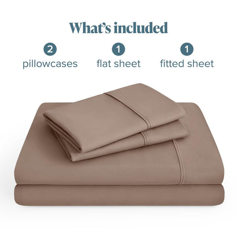 Bare Home lifestyle bed shot in morning light conveying breathable comfort