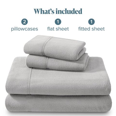 Bare Home packaging and included pieces laid out showing what comes in the set