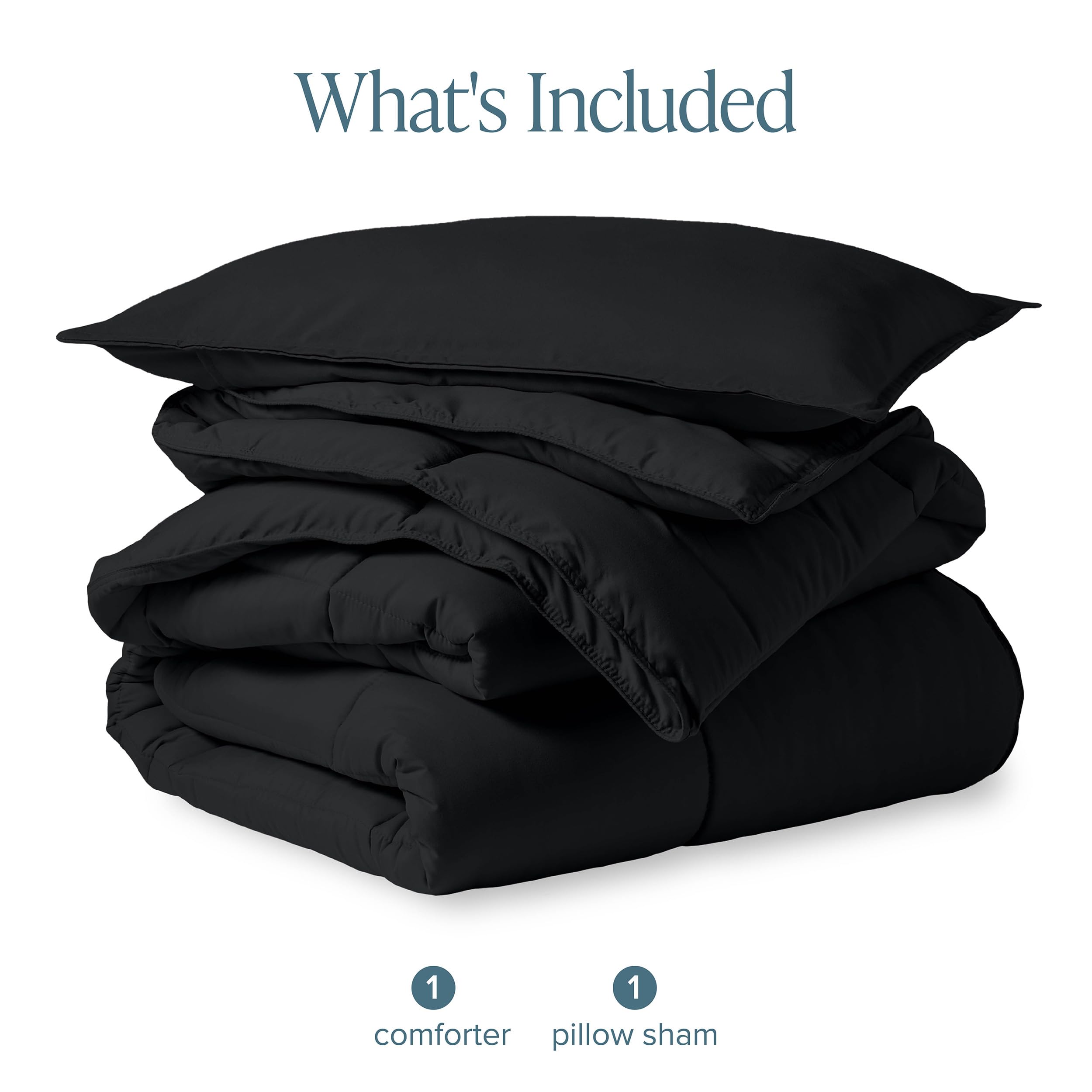 Bare Home packaged comforter box showing compact shipment and simple unboxing