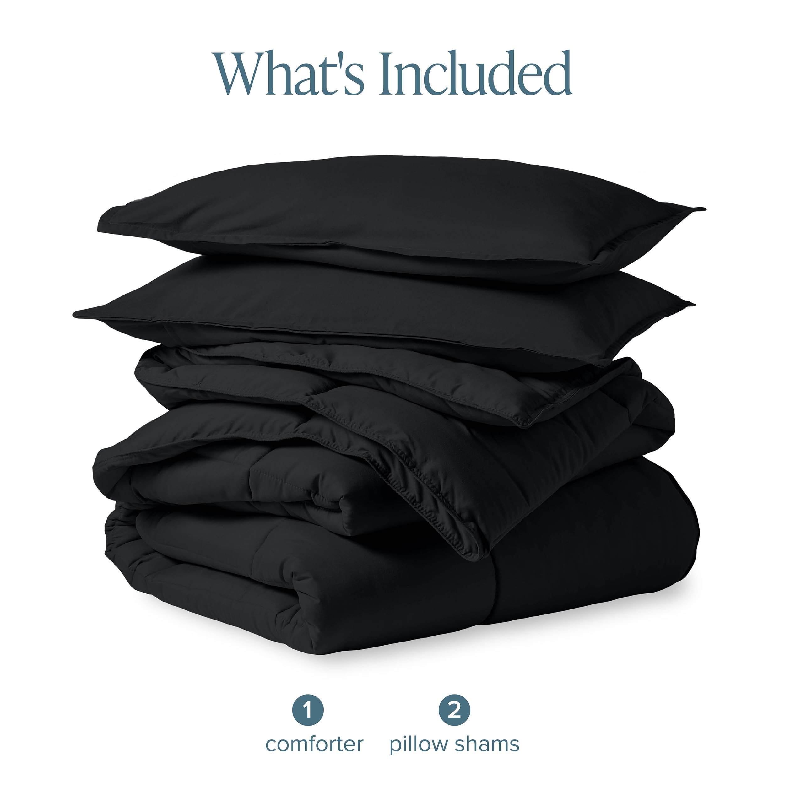 Bare Home packaged comforter ready to ship showing compact, protective delivery packaging