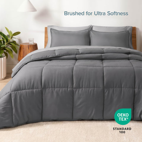 Bare Home pillow shams and pillowcases arranged to show coordinated styling