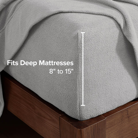 Bare Home king pillowcase detail showing generous size and durable stitching for comfort