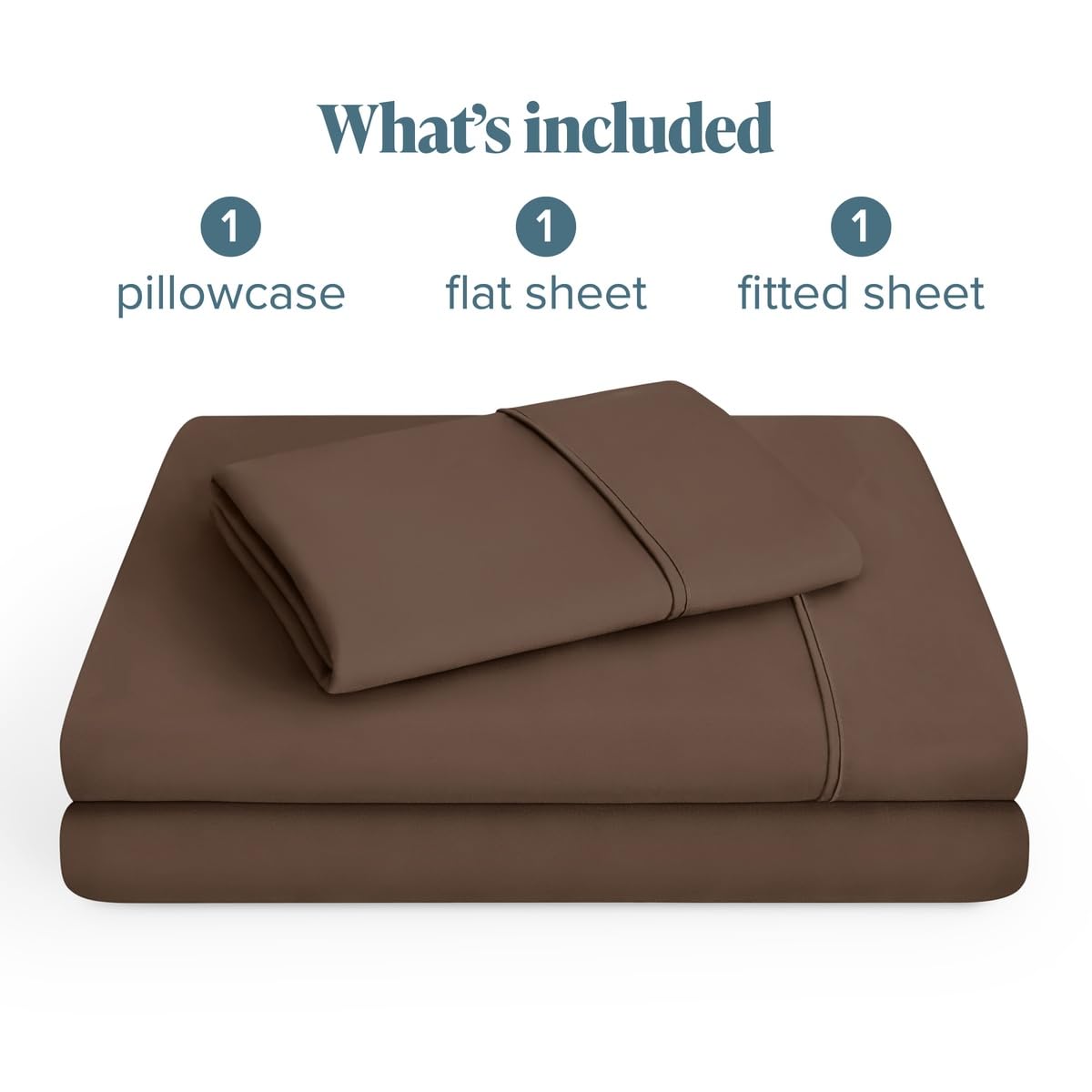 Bare Home pillowcase edge stitching visible for durability and finish