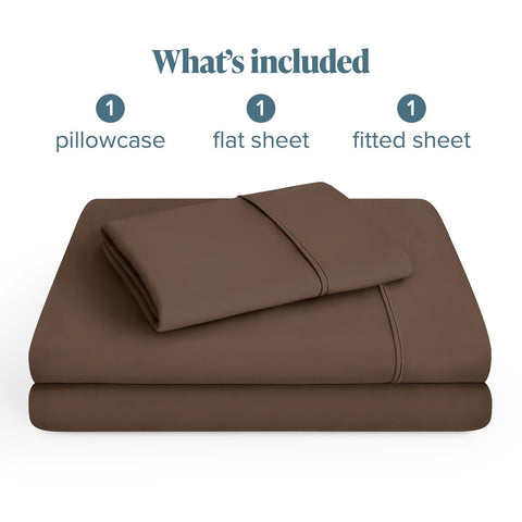 Bare Home pillowcase edge stitching visible for durability and finish