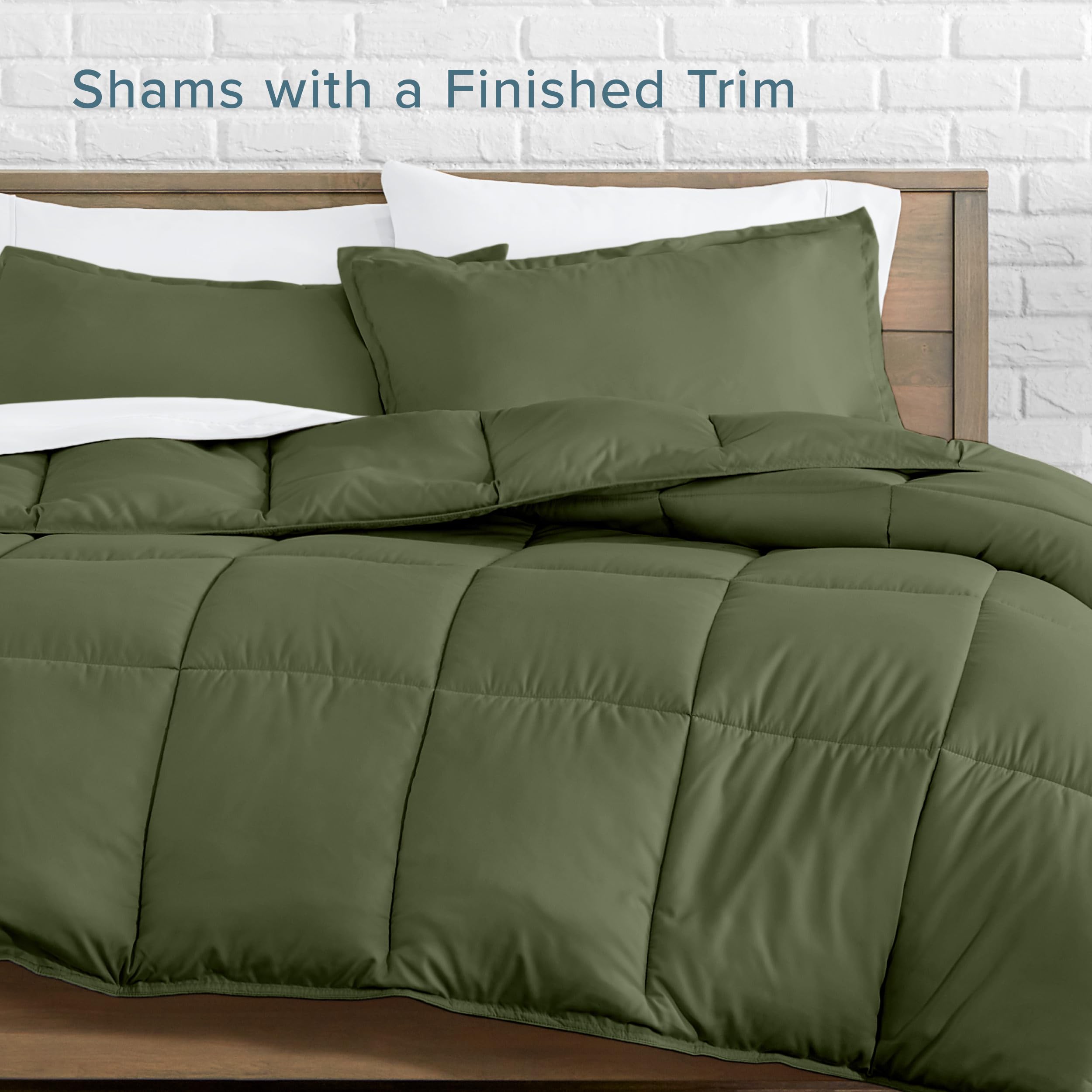 Bare Home night scene with comforter and soft lighting showing inviting cozy sleep