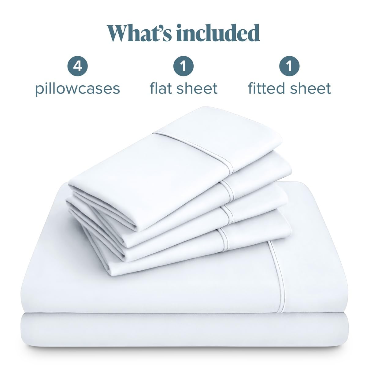 Bare Home sheets on a 15-inch mattress to show pocket depth compatibility and snug fit