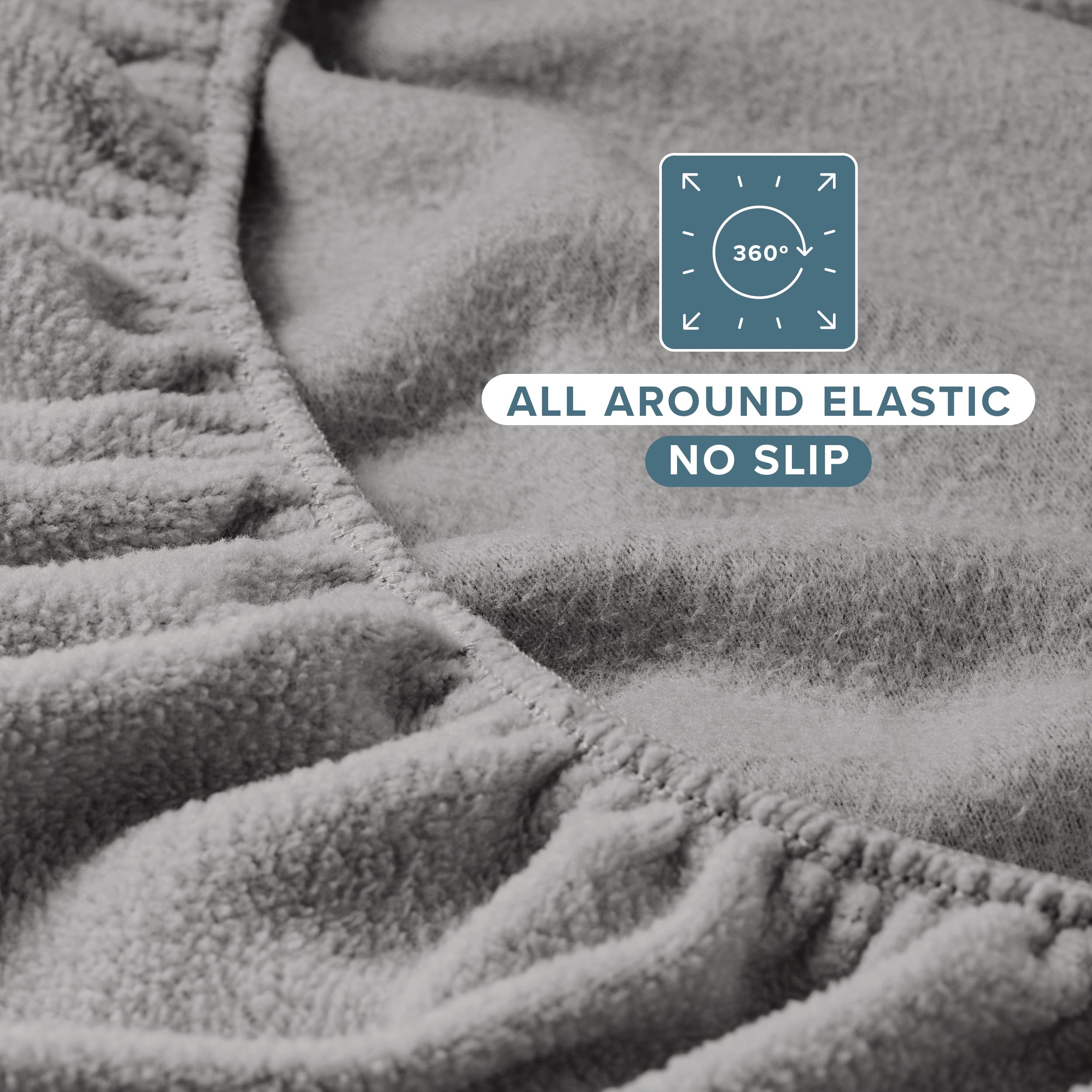 Bare Home queen sheet on mattress showing accurate size and depth fit