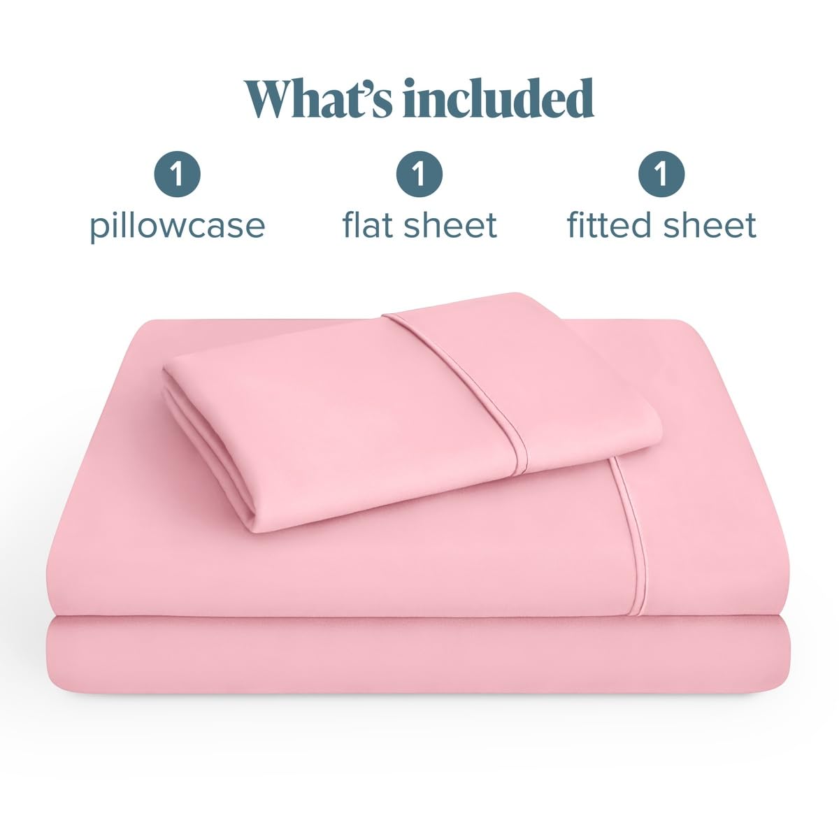 Bare Home pillowcase on pillow closeup, soft texture for comfortable sleep