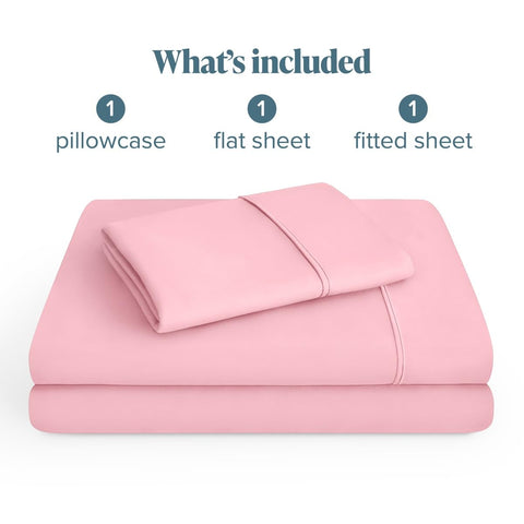 Bare Home pillowcase on pillow closeup, soft texture for comfortable sleep