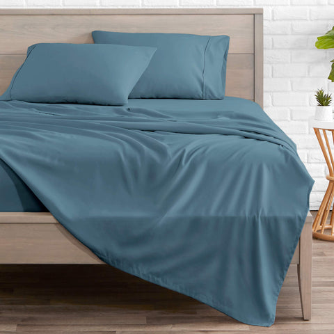 Bare Home fitted sheet elastic detail demonstrating secure all-around hold