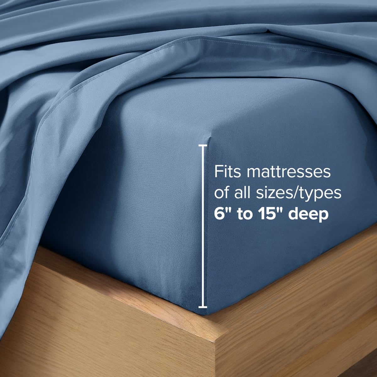 Bare Home bedding styled in a dorm room showing practical comfort and style